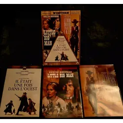 Little big man + Le train sifflera trois fois + Il était une fois dans l'Ouest - Pack 3 Films DVD Hoffman - Dunaway - Bronson