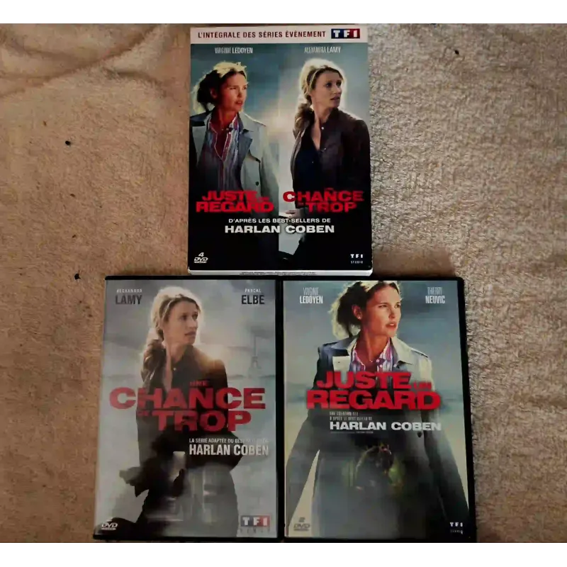 Juste un regard + Une chance de trop - Lamy Ledoyen Coffret 4 DVD 2 Série TV VF