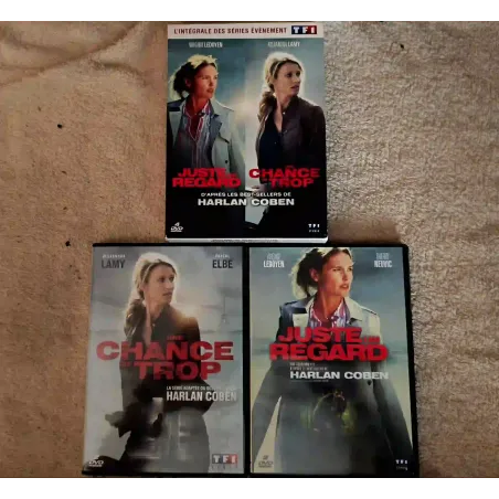 Juste un regard + Une chance de trop - Lamy Ledoyen Coffret 4 DVD 2 Série TV VF