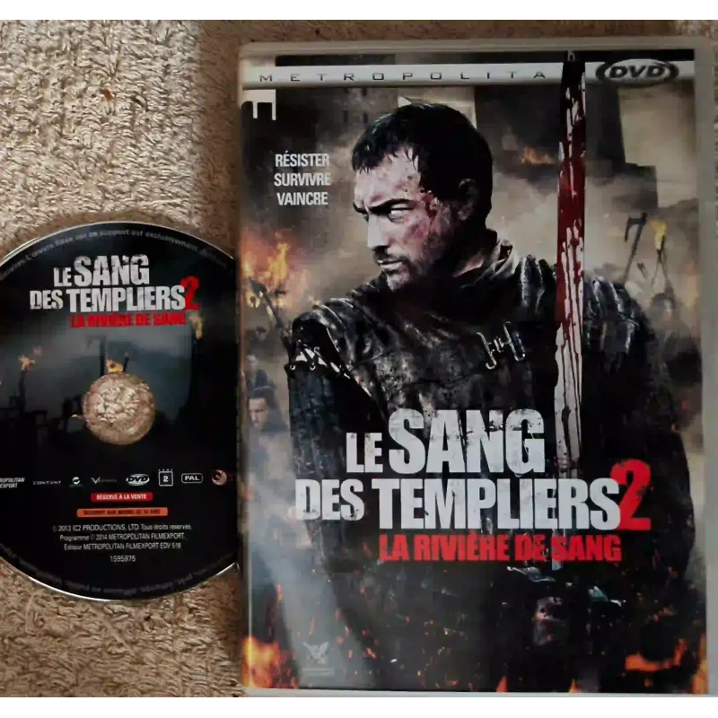 Le sang des templiers 2 La rivière de sang - English Fairley Film DVD VF 2014