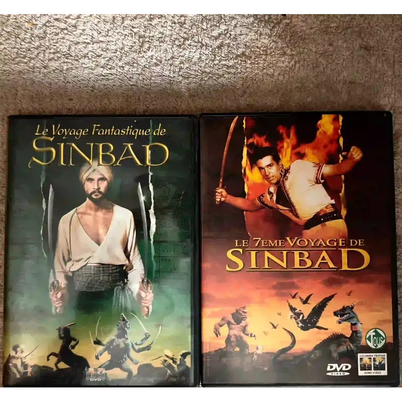 Le voyage fantastique de Sinbad + Le septième voyage fantastique de Sinbad - Pack 2 Films DVD