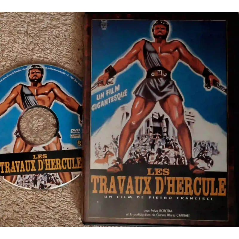 Les travaux d'Hercule - Steve Reeves Film DVD VF 1958