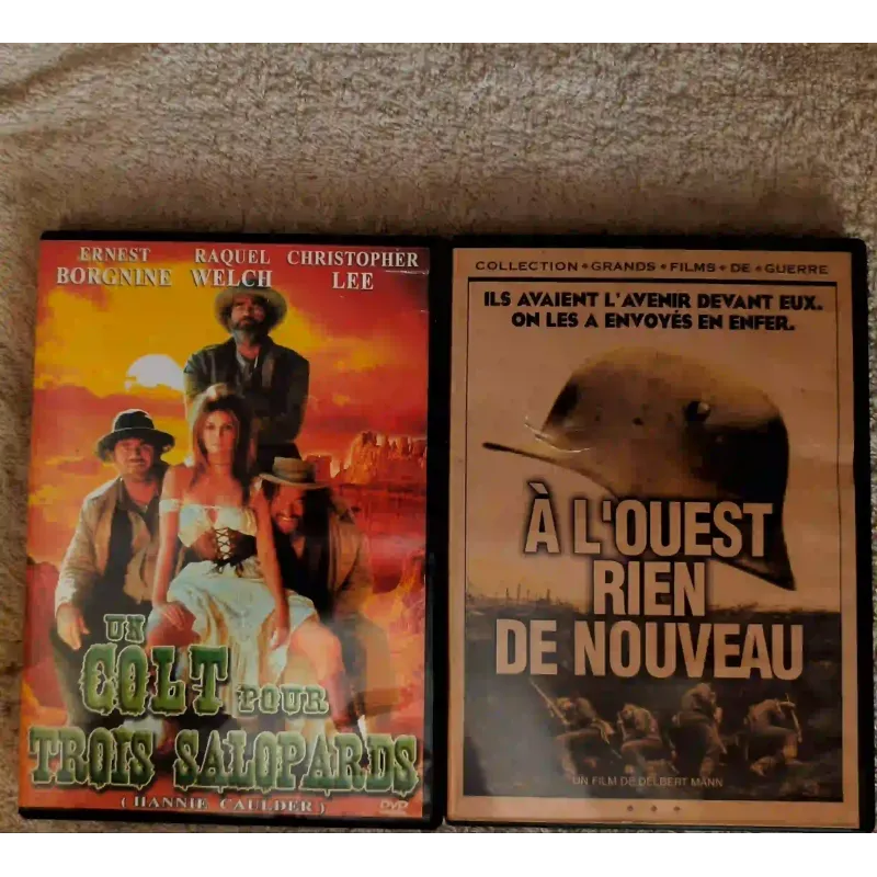 Ernest Borgnine Pack 2 Films DVD Un colt pour trois salopards A l'ouest rien de nouveau