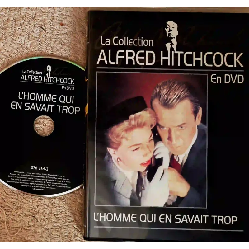 L'homme qui en savait trop - Hitchcock Stewart Film DVD 1956