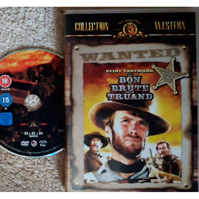 Le bon la brute le truand - Leone Eastwood Van Cleef Wallach Film DVD VF 1966