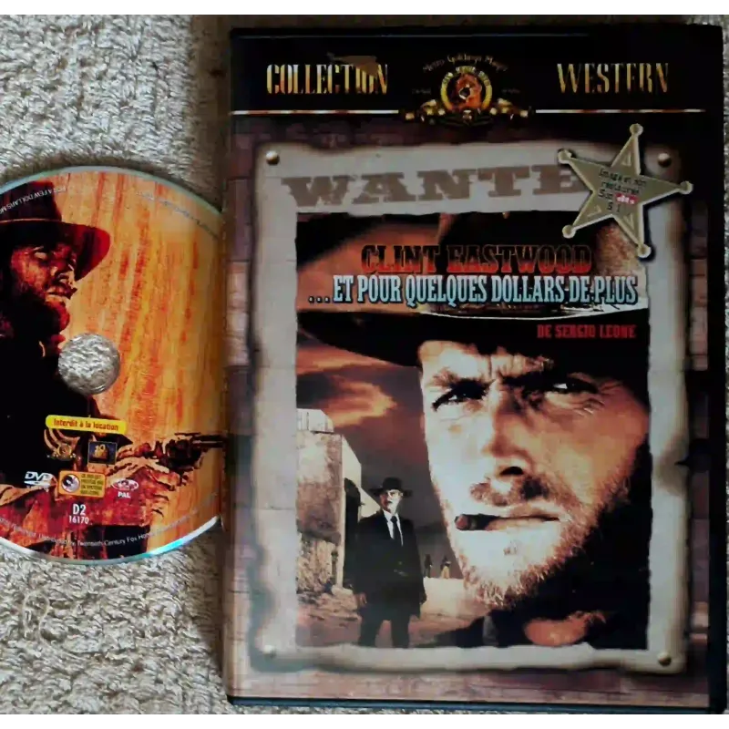 Et pour quelques dollars de plus - Sergio Leone Eastwood Van Cleef Kinski Film DVD VF 1965