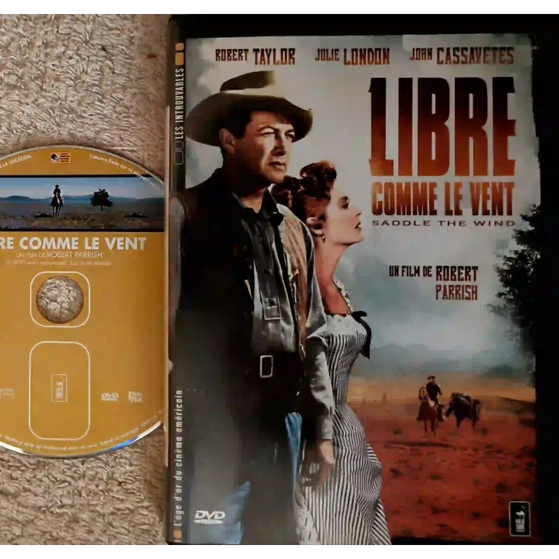 Libre comme le vent - Parrish Robert Taylor Cassavetes Film DVD VF 1958