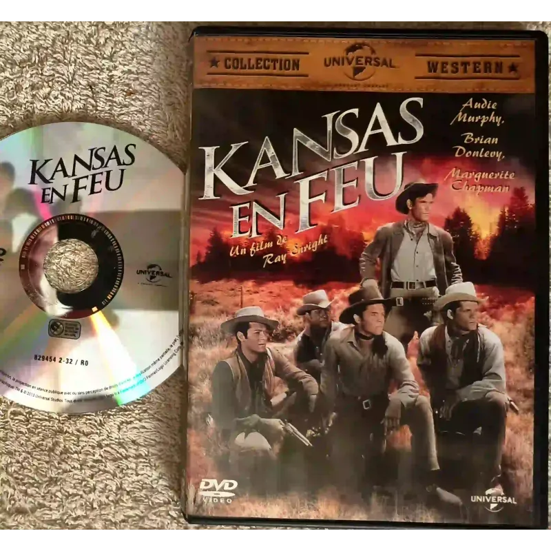 Kansas en feu - Audie Murphy Film DVD VO 1950