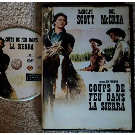 Coups de feu dans la Sierra - Peckinpah McCrea Randolph Scott Film DVD VF 1962