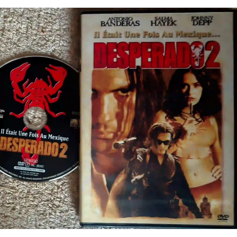 Desperado 2 - Rodriguez Banderas Hayek Depp Film DVD VF 2003