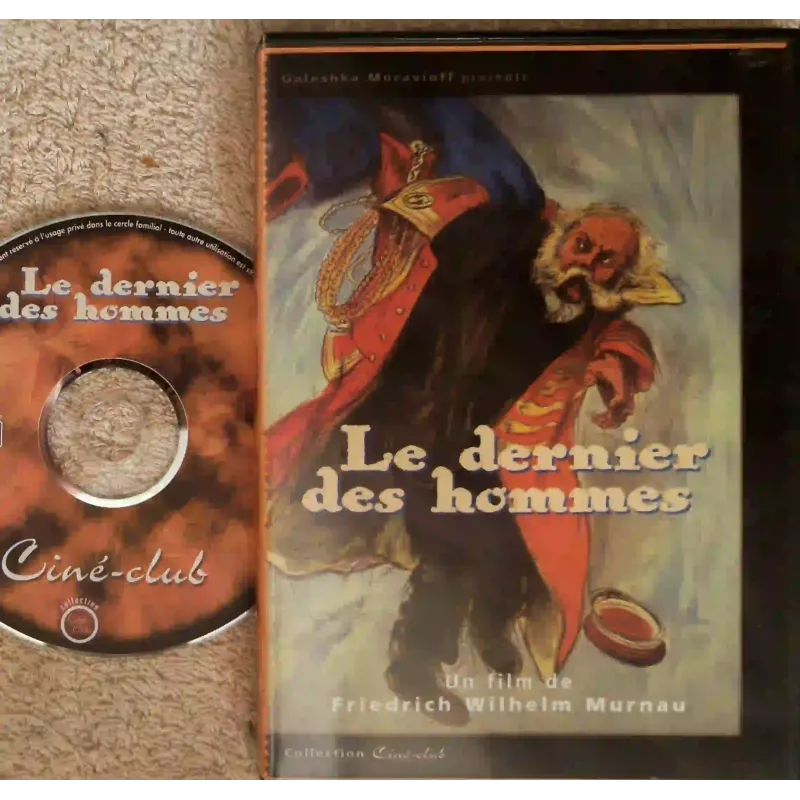 Le dernier des hommes - Murnau Jannings Film DVD VF 1924