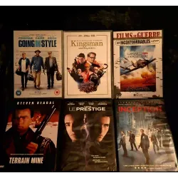 Michael Caine Pack 6 Films DVD VF Le prestige Kingsman services secrets Inception Terrain miné
