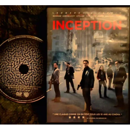 Inception - Nolan DiCaprio Berenger Caine Hardy Cotillard Film DVD VF 2010