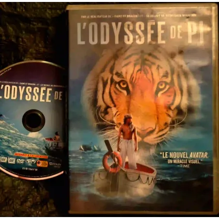 L'odyssée de Pi - Ang Lee Suraj Sharma Depardieu Film DVD VF 2012
