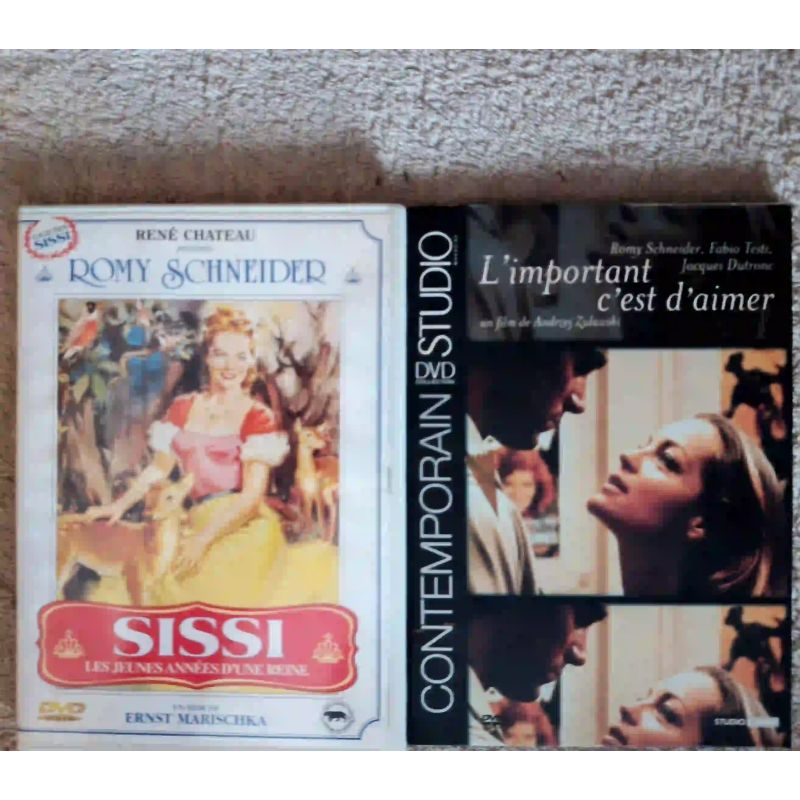 Romy Schneider Pack 2 Films DVD VF Sissi les jeunes années d'une reine L'important c'est d'aimer