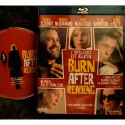 Burn after reading - Frères Coen Brad Pitt Clooney Malkovich Film Blu-ray VF 2008