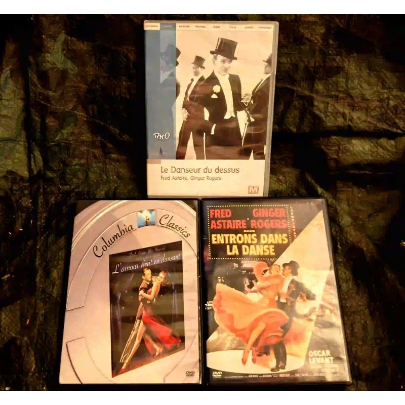 Fred Astaire Pack 3 Films DVD VF Le danseur du dessus L'amour vient en dansant Entrons dans la danse