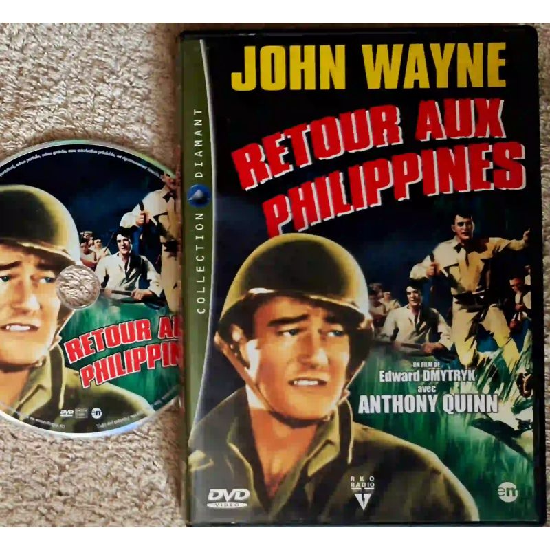 Retour aux Philippines - John Wayne Anthony Quinn Film DVD VF 1945