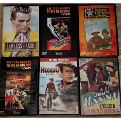 John Wayne Pack 6 Films DVD Hatari Les tigres volants L'elixir du docteur Carter Le Texan chanceux 
Les diables de Guadalcanal
