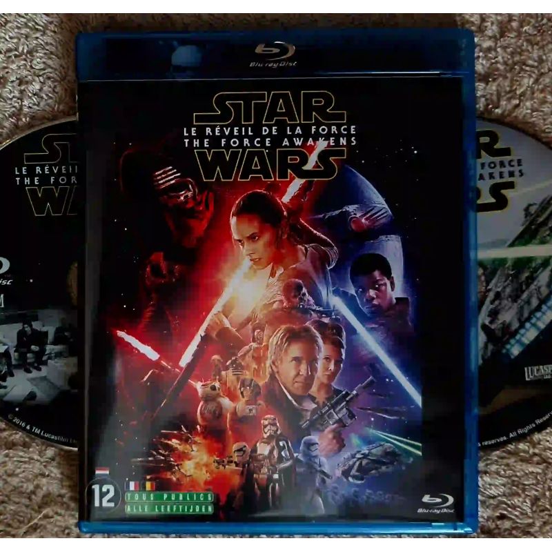 Star Wars 7 Le réveil de la force - Abrams Harrison Ford Film 2 Blu-ray VF 2015