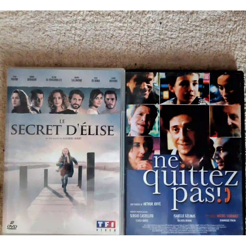 Hélène de Fougerolles Pack 2 Films 3 DVD VF Le secret d’Élise 
Ne quittez pas