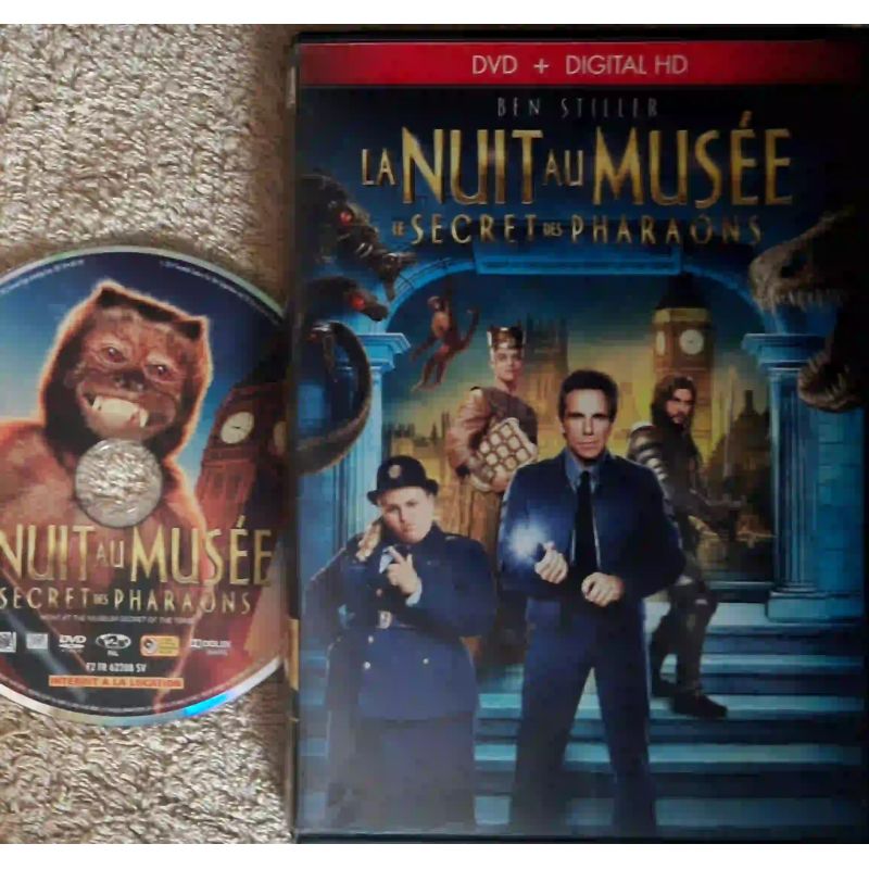 La nuit au musée 3 Le secret des pharaons - Ben Stiller Owen Wilson Robin Williams Film DVD VF 2015