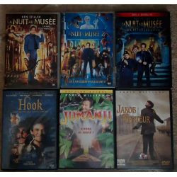 Robin Williams Pack 6 Films DVD VF Hook la revanche du capitaine crochet Jumanji Jakob le menteur