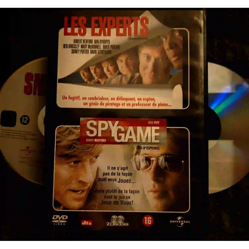 Les experts + Spy game jeu d'espions - édition 2 Films DVD VF Robert Redford