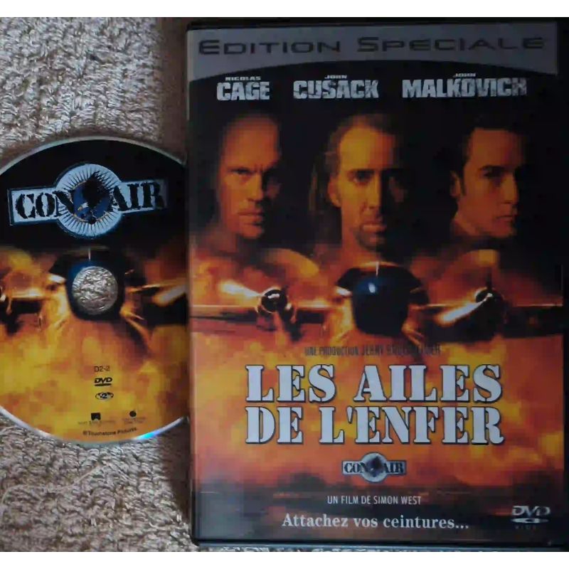 Les ailes de l'enfer - West Cage Cusack Malkovich Film DVD VF 1997