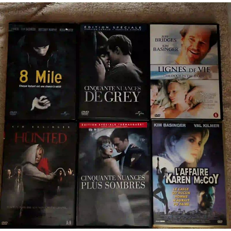Kim Basinger Pack 6 Films DVD VF
