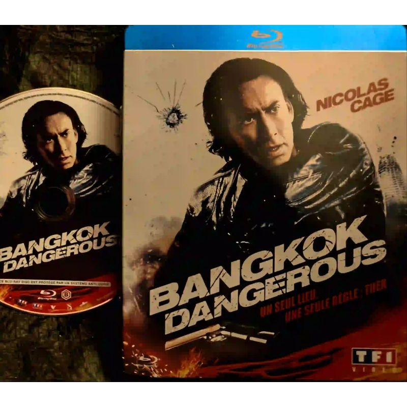 Bangkok dangerous - Nicolas Cage Film Coffret Steelbook 1 Blu-ray VF 2008