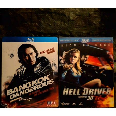 Nicolas Cage Pack 2 Films VF 2 Blu-ray + Blu-ray 3D