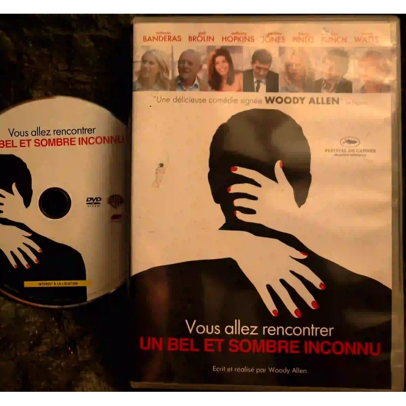 Vous allez rencontrer un bel et sombre inconnu - Woody Allen Watts Banderas Brolin Hopkins Film DVD VF 2010