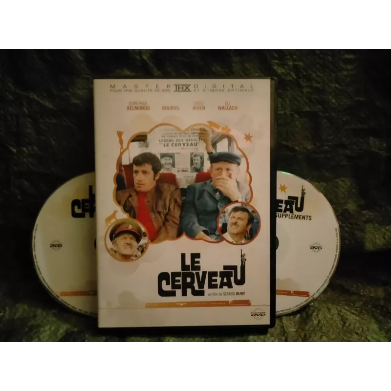 Le Cerveau - Gérard Oury - Bourvil - Jean-Paul Belmondo - David Niven - Eli Wallach  Film Coffret 2 DVD 1969