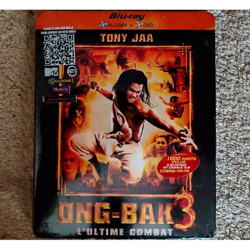 Ong-Bak 3 l'ultime combat - Tony Jaa Film Blu-ray + DVD VF 2010