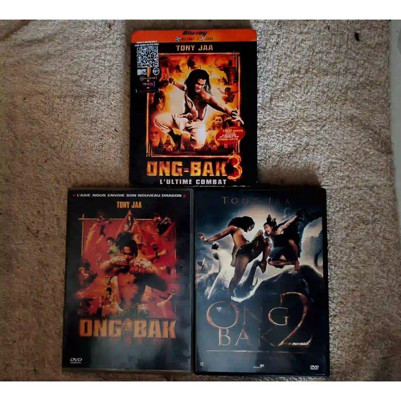 Ong-Bak Pack Trilogie 3 Films 3 DVD + 1 Blu-ray Tony Jaa