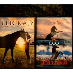 Chevaux Pack 3 Films DVD VF L'étalon noir + Le retour de l'étalon noir + Flicka 3