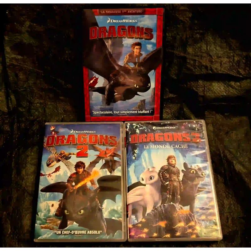 Dragons Pack Trilogie 3 Films DVD Animation VF