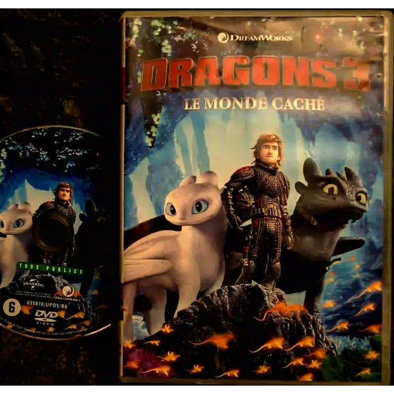 Dragons 3 Le monde caché - Dean DeBlois Film DVD VF 2019