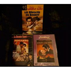 Clark Gable Pack 3 Films DVD VF Autant en emporte le vent
Les révoltés du bounty Mogambo