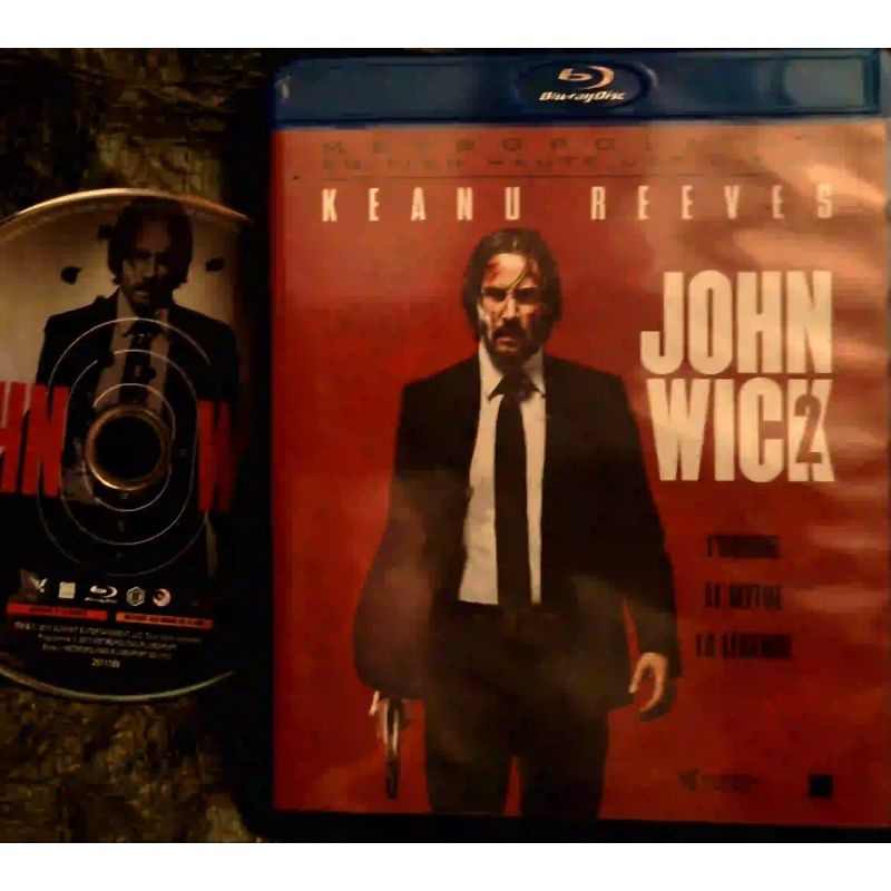 John Wick 2 - Keanu Reeves Film Blu-ray VF 2017