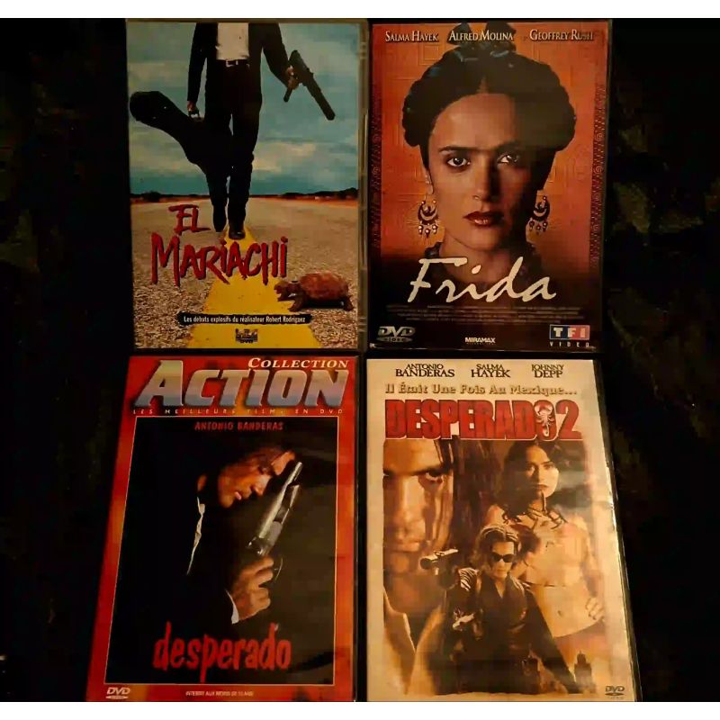 Salma Hayek Pack 4 Films DVD VF Frida El mariachi Desperado
Desperado 2