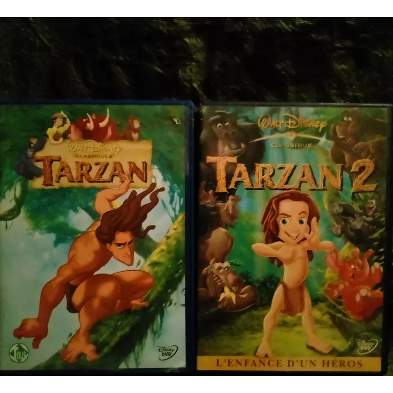 Tarzan 1 et 2 - Pack 2 Films DVD Walt Disney