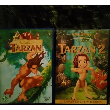 Tarzan 1 et 2 - Pack 2 Films DVD Walt Disney