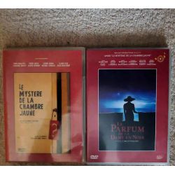 Le mystère de la chambre jaune + Le parfum de la dame en noir -Pack 2 Films DVD VF Podalydès
