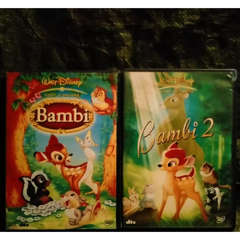Bambi 1 et 2 - Pack 2 Films DVD Walt Disney