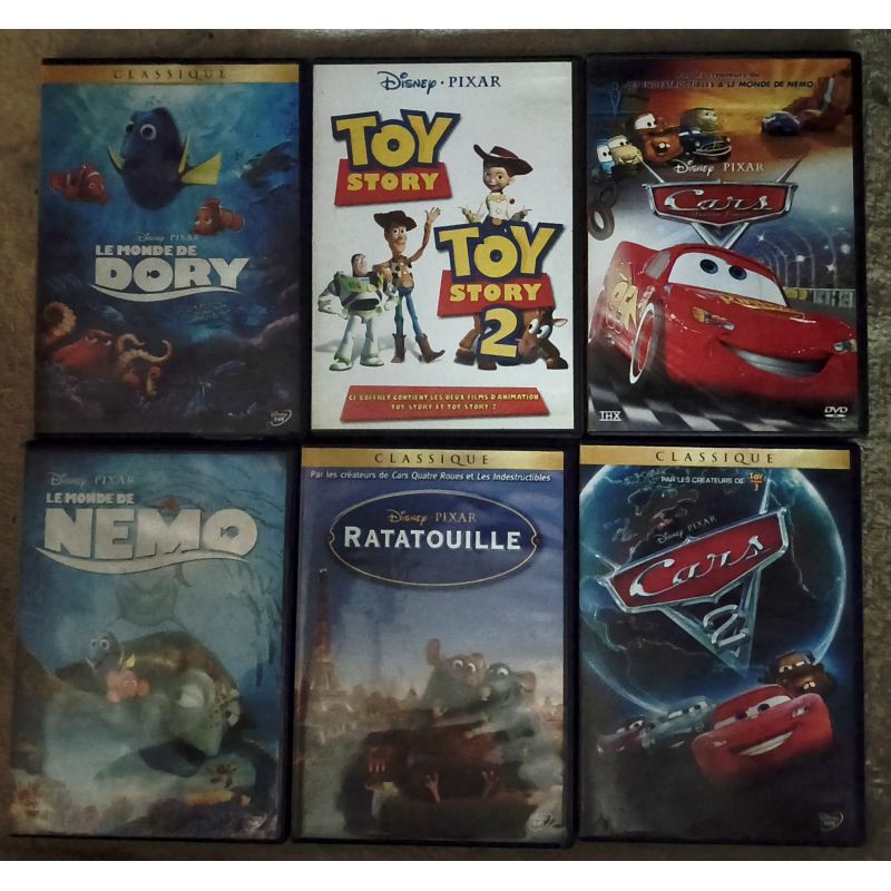 Walt Disney Pixar Pack 7 Films DVD VF