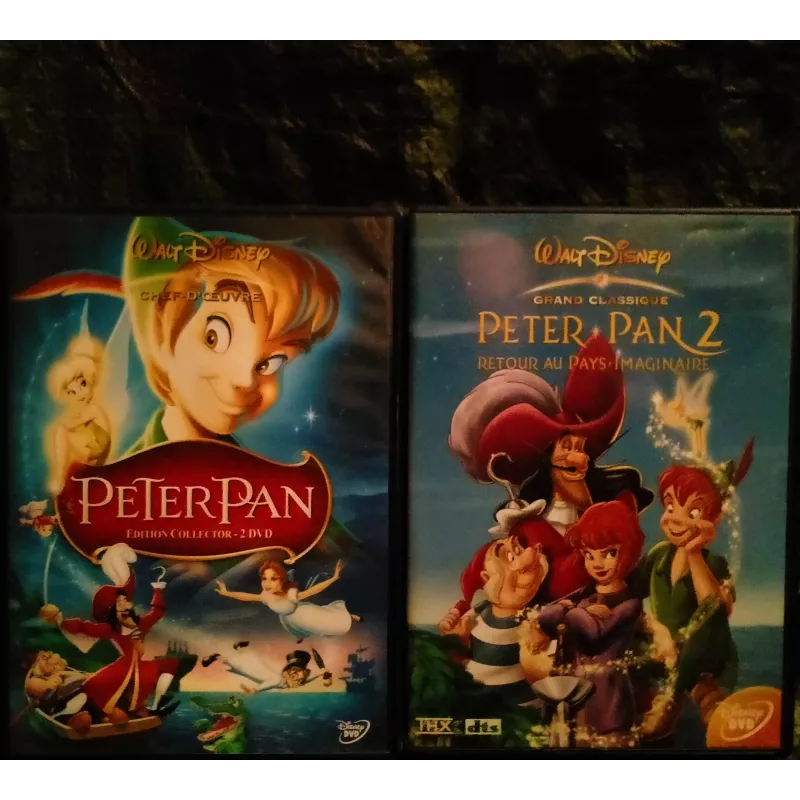 Peter Pan 1 et 2 - Pack 2 Films DVD Walt Disney