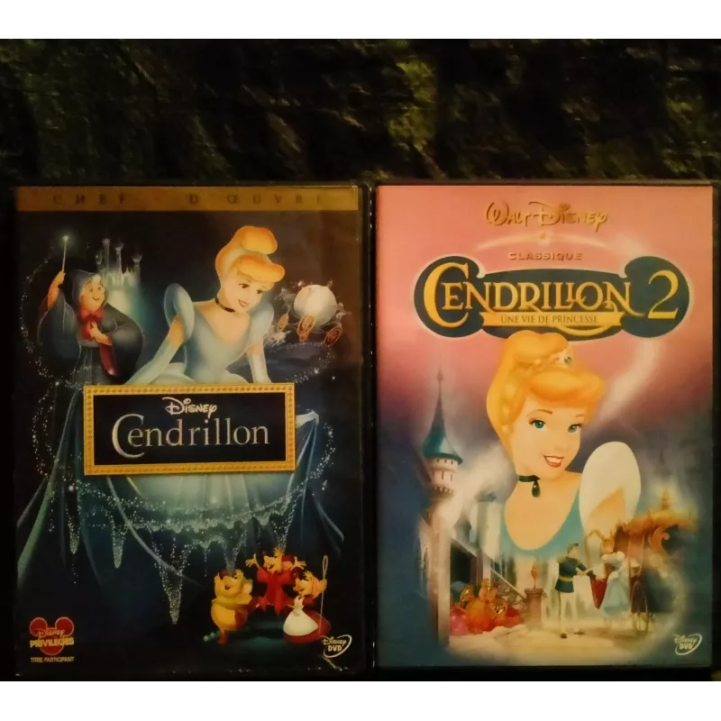 Cendrillon 1 et 2 - Pack 2 Films DVD Walt Disney