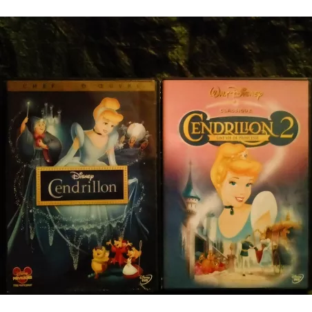 Cendrillon 1 et 2 - Pack 2 Films DVD Walt Disney